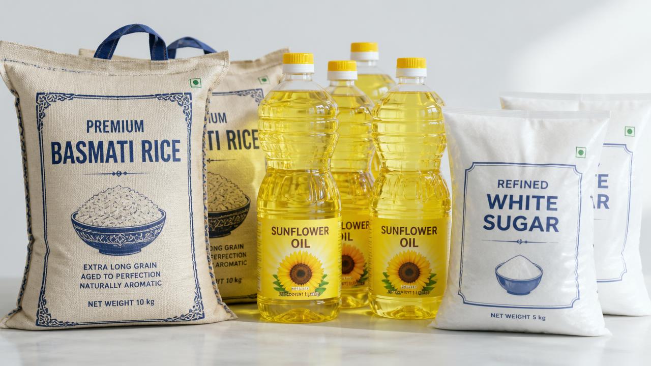 Bulk rice, edible oil and sugar imported by FAB GIE